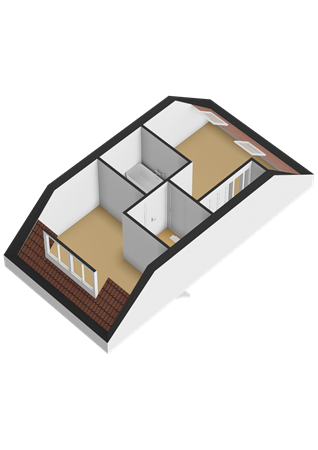 Floorplan - Nieuwstraat 18, 2223 BR Katwijk